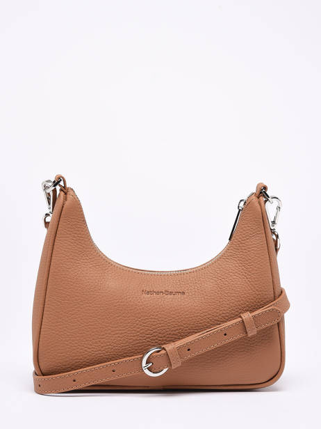Sac Bandoulière Brasil Cuir Nathan baume Marron n city 40 vue secondaire 4
