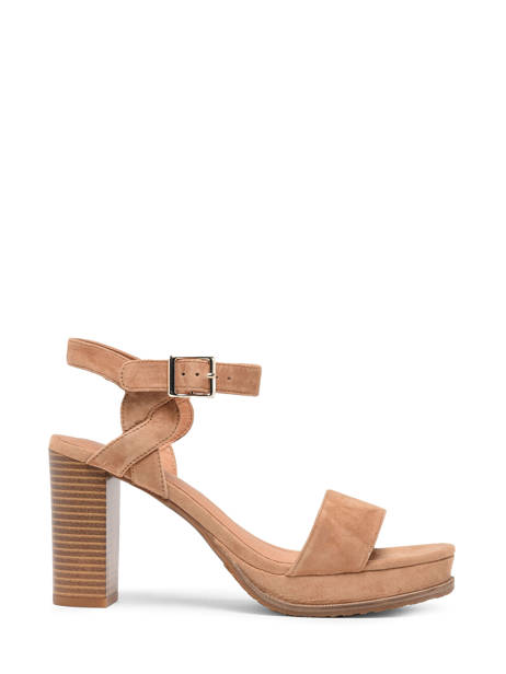 Sandales à Talon Jain En Cuir Mam'zelle Marron women CSG1H03