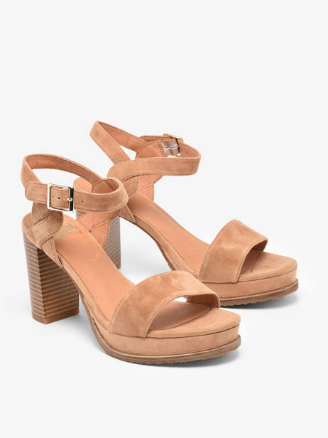 Sandales à Talon Jain En Cuir Mam'zelle Marron women CSG1H03 vue secondaire 3