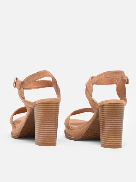 Sandales à Talon Jain En Cuir Mam'zelle Marron women CSG1H03 vue secondaire 4