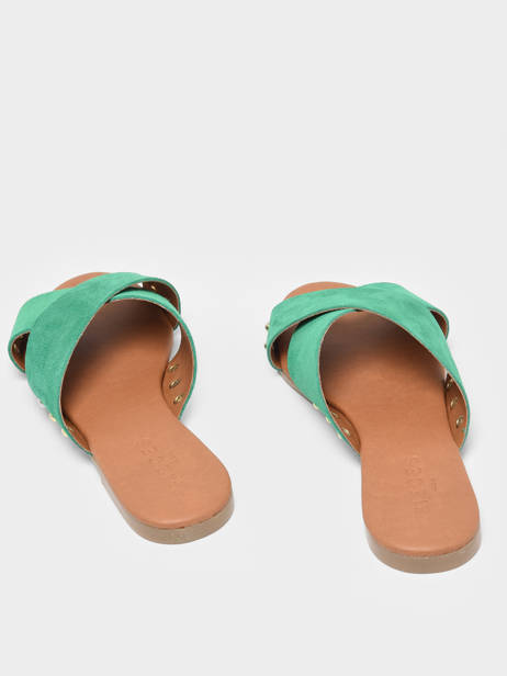 Mules Vuma En Cuir Pieces Multicolore women 17123021 vue secondaire 3