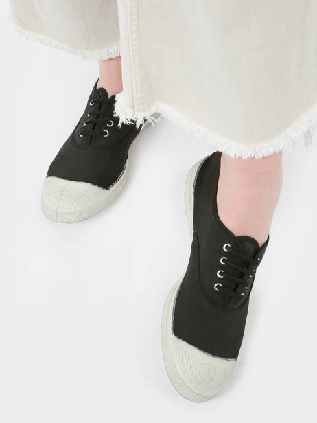 Sneakers Bensimon Noir women F15004 vue secondaire 2