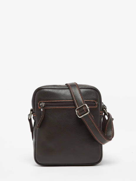 Medium Leather Foulonné Crossbody Bag Etrier Brown foulonne EFOU729M other view 4