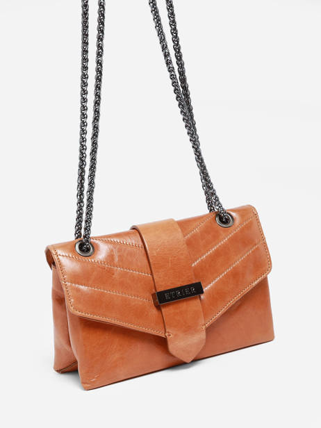 Sac Bandoulière Jana Amour Cuir Etrier Marron jana amour EJAM002R vue secondaire 2