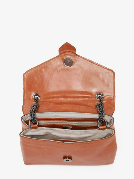 Sac Bandoulière Jana Amour Cuir Etrier Marron jana amour EJAM002R vue secondaire 3